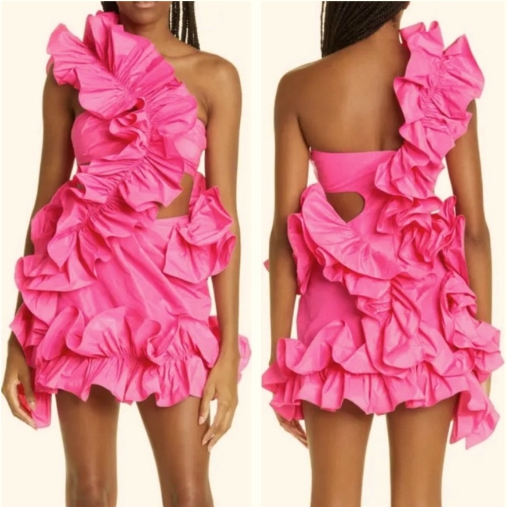 Aknvas Ruby Ruffle Dress Sz 4